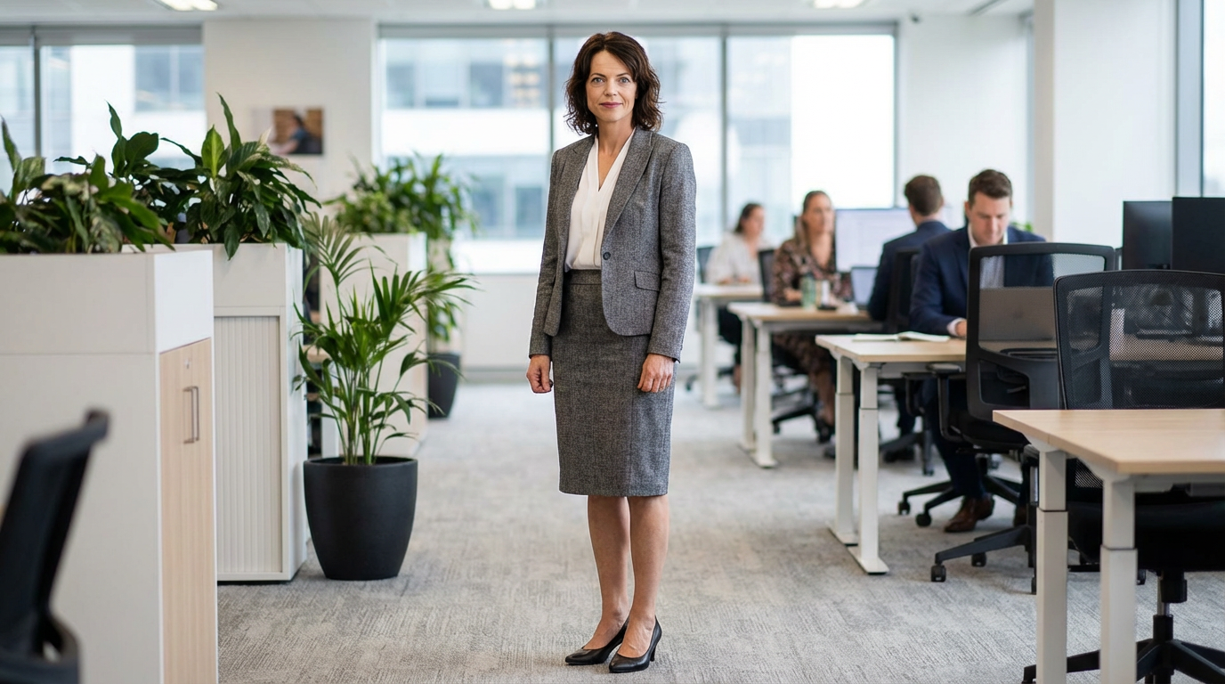 Executive Kostüm Grau